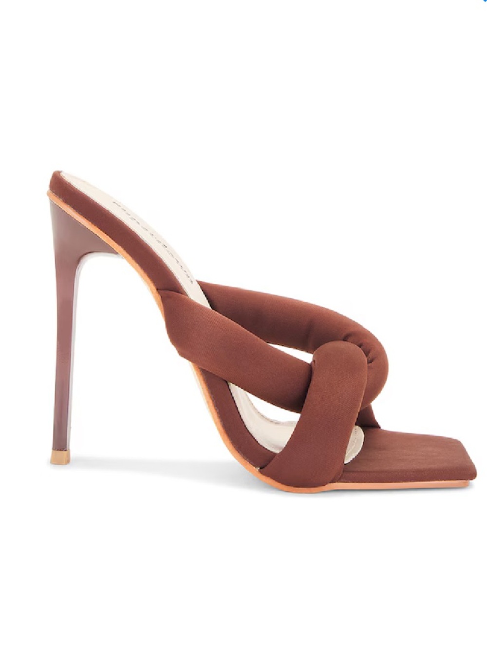 Superdown Junie Sandal Chocolate Brown Sz 7